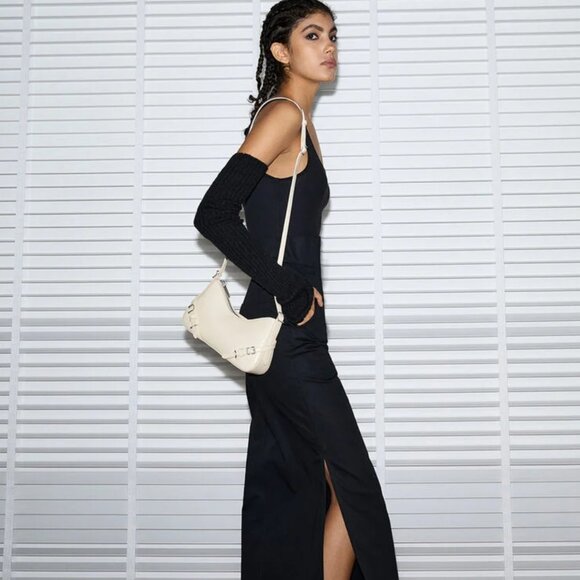 Charles & Keith Sloane Shoulder Bag in Cream - Picture 3 of 16